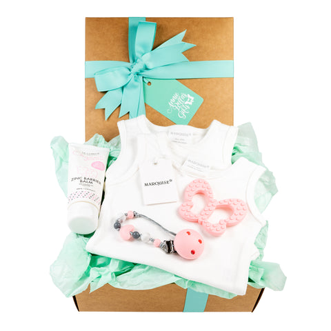 Newborn Baby Girls Essentials Gift Box