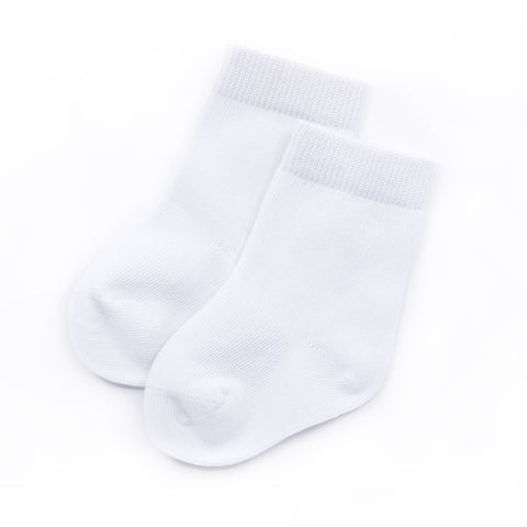 Marquise Knitted Cotton Socks - White