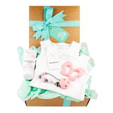 Newborn Baby Girls Teething Essentials Gift Box