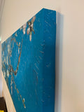 Modern Abstract, Golden Yellow 60cm x 180cm
