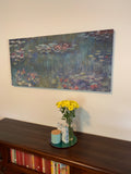 Modern Abstract, Painted Flowers 70cm x 140cm