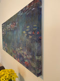 Modern Abstract, Painted Flowers 70cm x 140cm