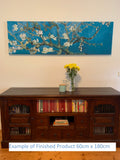 Modern Abstract, Golden Yellow 60cm x 180cm