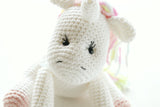 Lily the Crochet Amigurumi Rainbow Unicorn