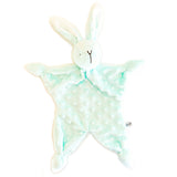Sillee Billee Hand Made Minky Bunny Comforter - Mint