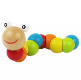 Jointed Wooden Caterpillar