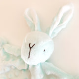 Sillee Billee Hand Made Minky Bunny Comforter - Mint