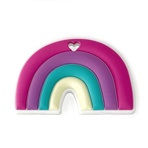 Baby Food Grade Silicone Rainbow Teether